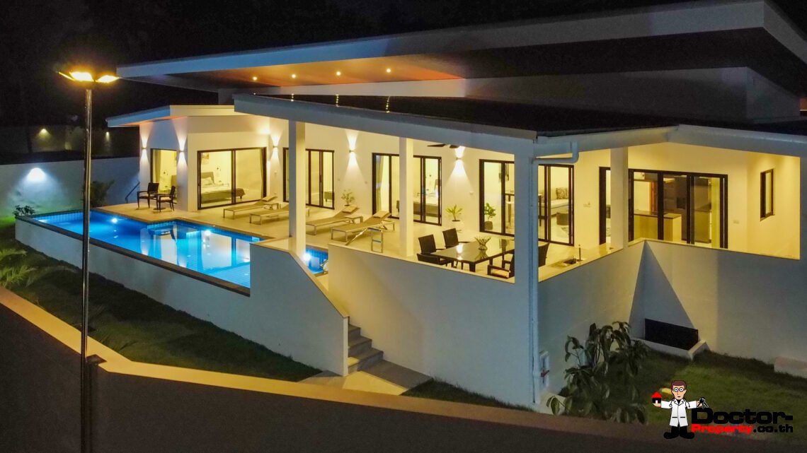 New 3 Bedroom Pool Villas near Beach – Laem Sor, Koh Samui – For Sale